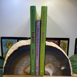 Agate Bookends