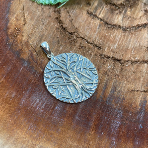 Oxidised Celtic Tree of Life Pendant