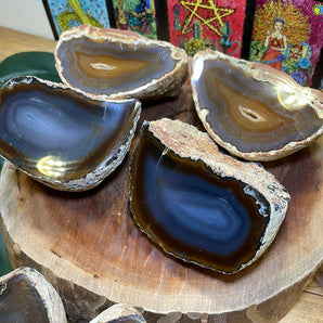 Agate Polished Face Pair