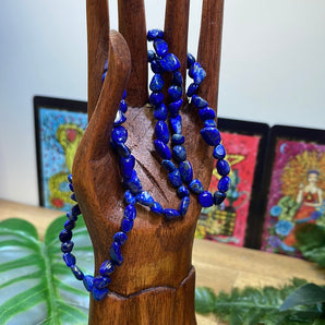 Lapis Lazuli Pebble Bead Bracelet