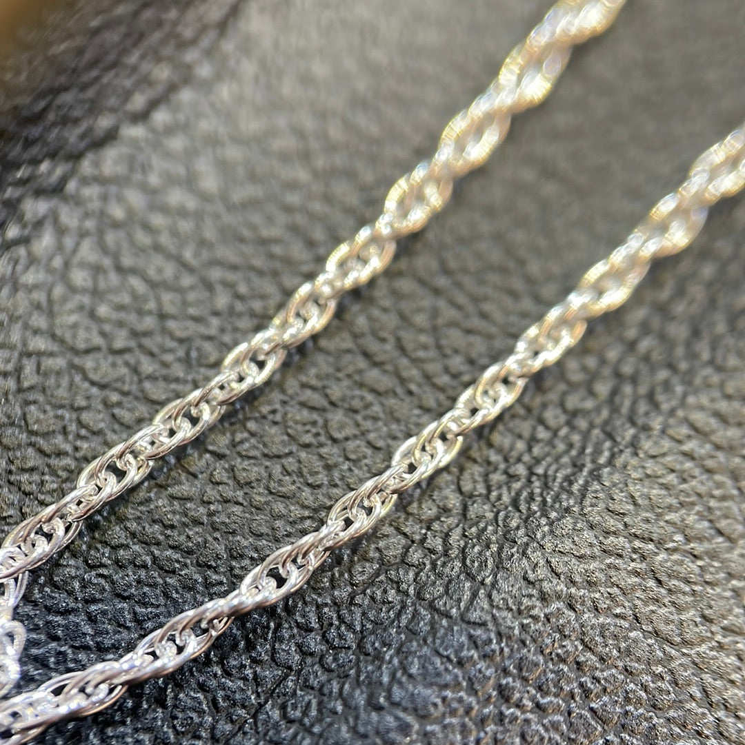 Sterling Silver Cable Chain - 45cm / 18"