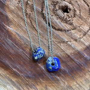 Lapis Lazuli Geometric Necklace