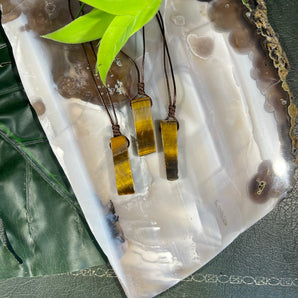 Tigers Eye Nugget Necklace