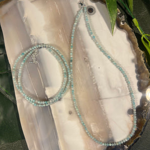 Amazonite Bead Necklace