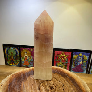 Red Calcite Tower Point