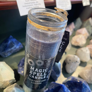 Magic Spell Candle | Protection | Black Opium