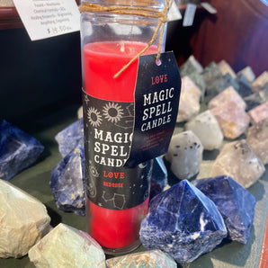 Magic Spell Candle | Love | Red Rose