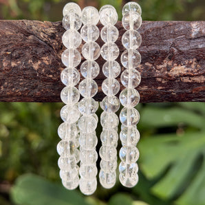 Clear Quartz Bead Bracelet