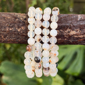 Agate Bead Bracelet