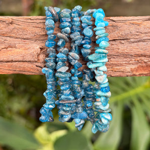 Blue Apatite Chip Bracelet