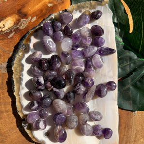 Chevron Amethyst Tumble | Mini