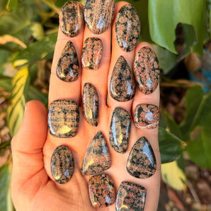 Firework Obsidian Cabochon