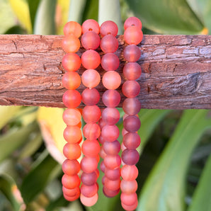 Carnelian Bead Bracelet