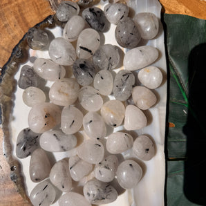 Tourmaline in Quartz Tumble