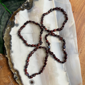Hawks Eye Pebble Bracelet