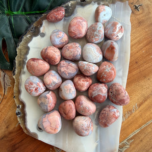 Flower Petal Agate Tumble