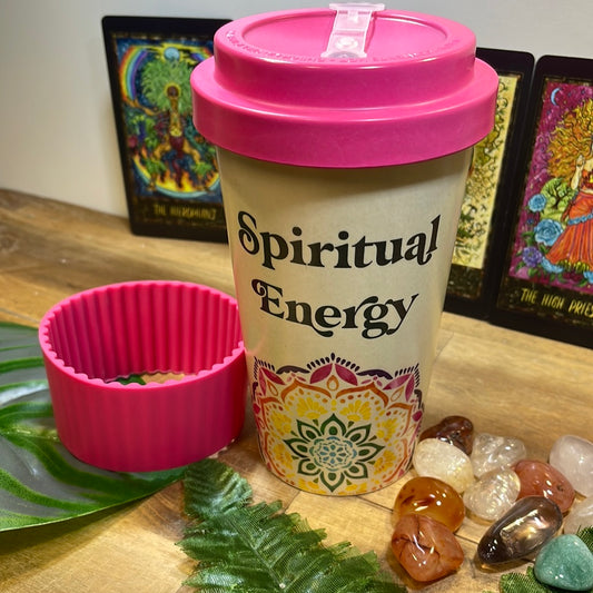Spiritual Energy Bamboo Travel Mug