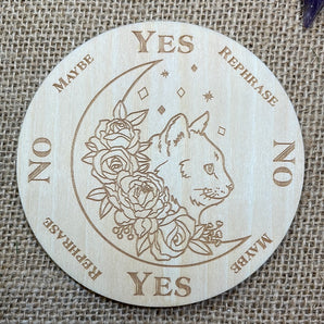 Feline Moon Pendulum Board