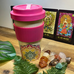 Spiritual Energy Bamboo Travel Mug