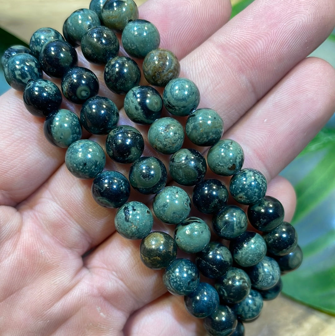 Kambaba Jasper Bead Bracelet