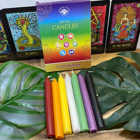 Chakra Set Ritual / Wish Candles