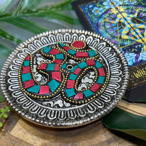 Incense Plate - Ohm Mosaic