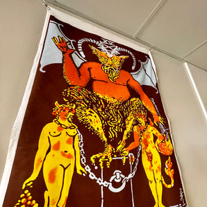 The Devil Tarot Tapestry